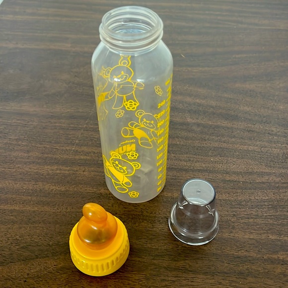 1980s Gerber Nuk Teddy Bear Baby Bottle - Picture 3 of 3